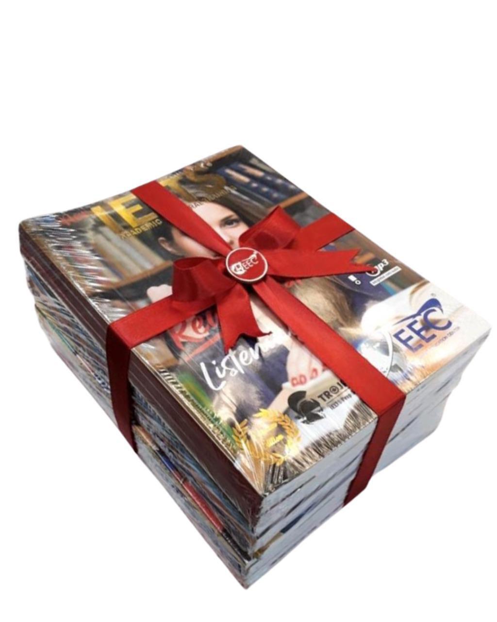 EEC IELTS 14 physical books kit with red ribbon ISBN registered 3300 pages Gujarat coaching material